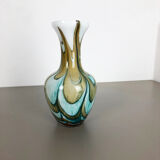 Extra Large Vintage Pop Art Opaline Florence Vase Design 1970s, Italy