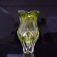 Vase art glass par Josef Hospodka, ancienne tchécoslovaquie, années 1960