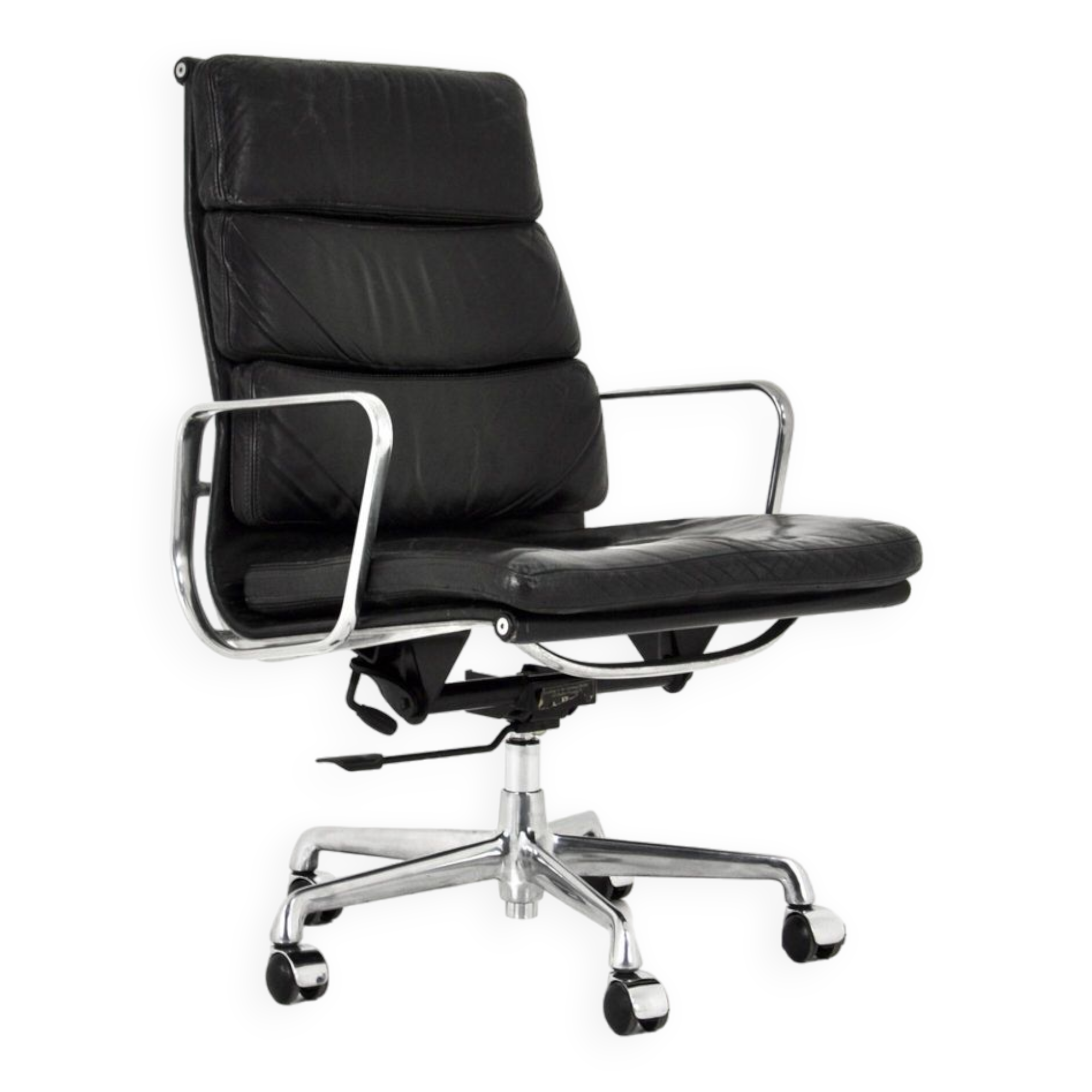 Ea 216 Soft Pad office chair by Charles & Ray Eames for ICF, 1970s