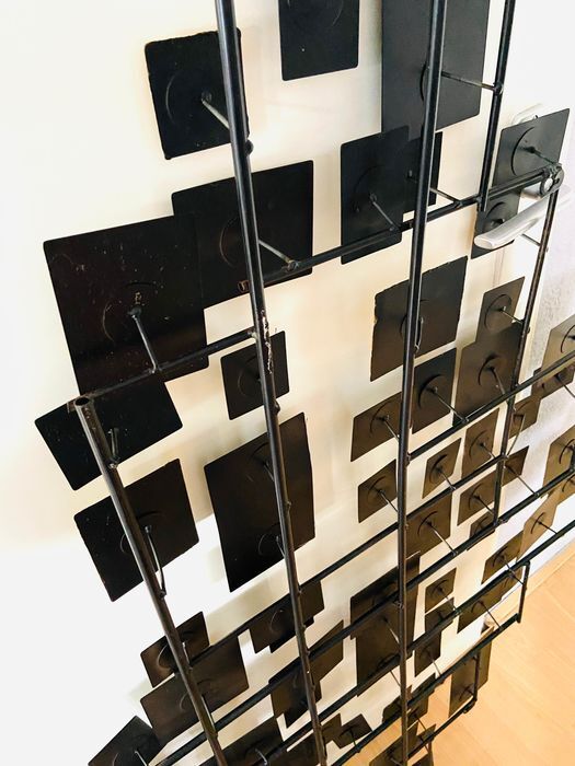 Brutalist wall art / bed head piece