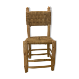 Bohemian chair wood and rope