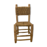 Chaise bohème bois et corde