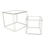 Tables d'Appoint Gigognes Minimalistes Modernes de Max Sauze Studio, 1970s, Set de 2