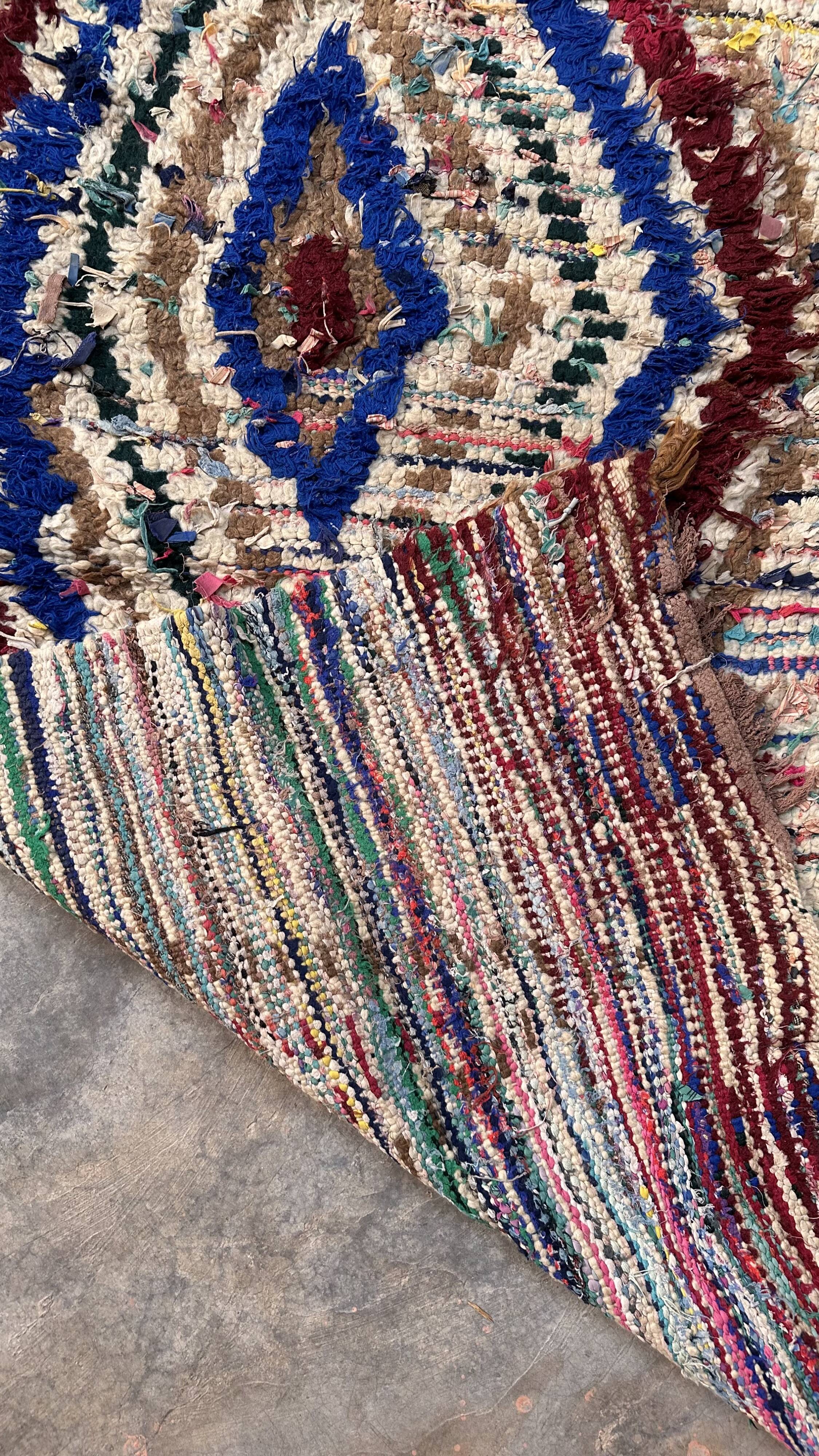 Azilal Colorful Moroccan Rug - 177 x 84 cm