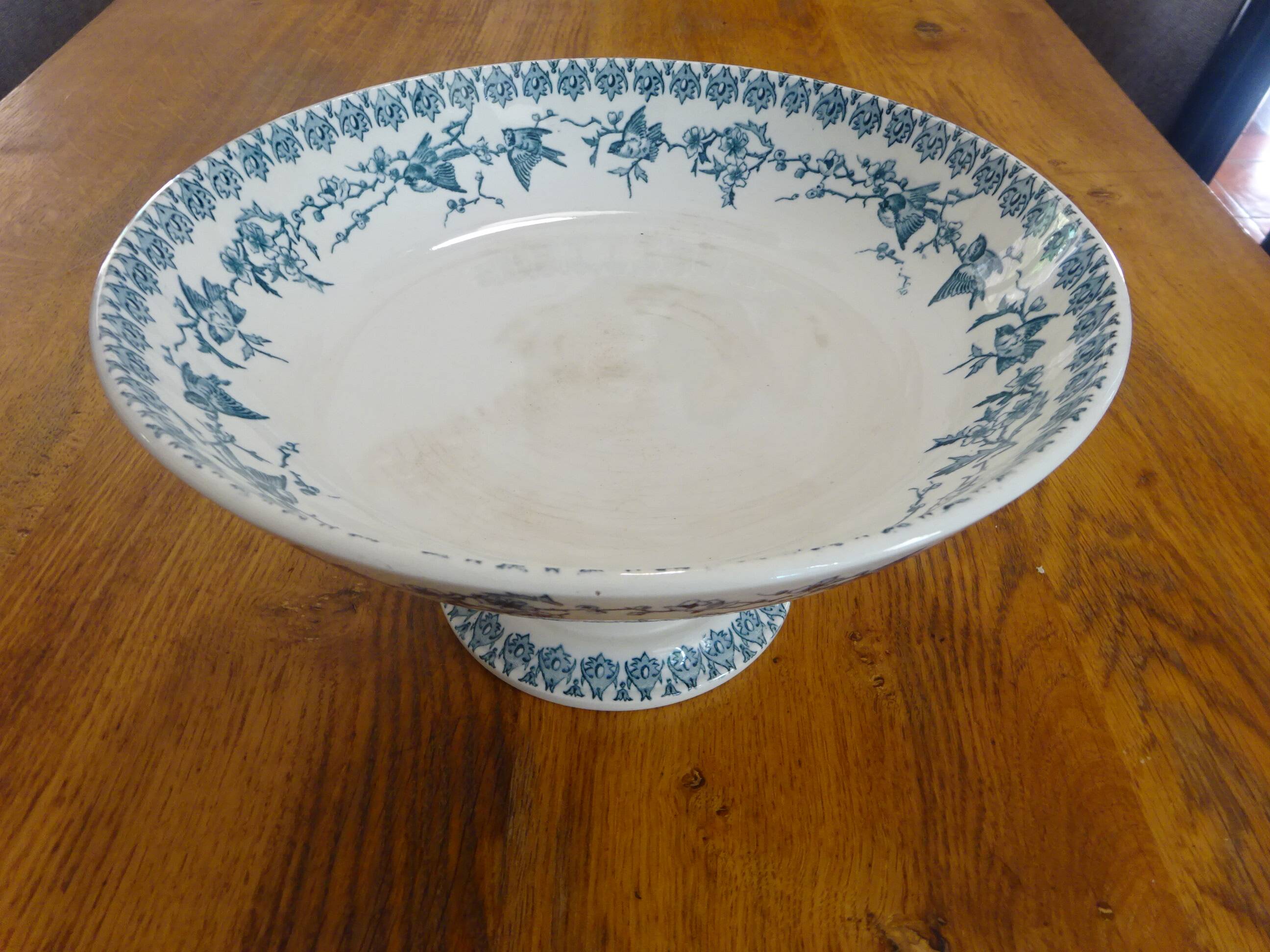 Large compote dish Terre de Fer