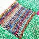 Vintage wool patchwork plaid