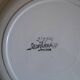 Set of 9 Sarguemines ivory soup plates
