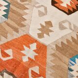 Large Multicolor Vintage Kilim Rug, 296x393Cm
