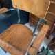 Vintage schoolmaster armchair