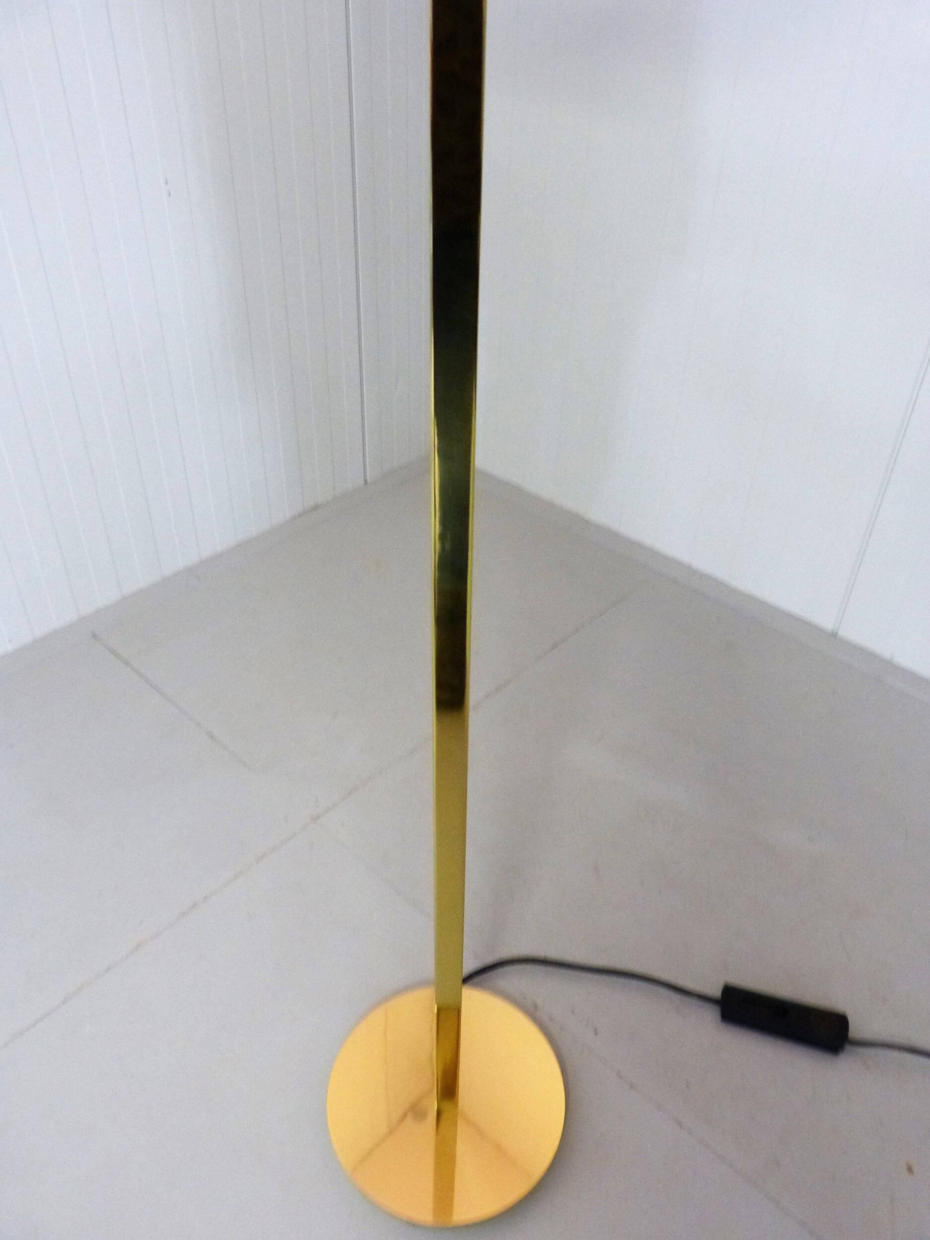 Brass floor lamp by Lumi italy 1970