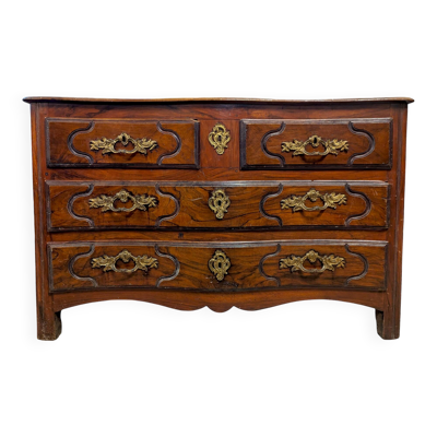Commode XVIIIème époque Louis XIV en noyer massif