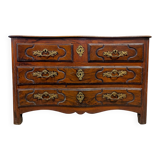 18th century Louis XIV period chest of drawers in solid walnut