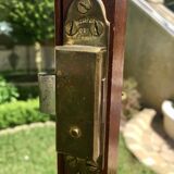 Mahogany showcase Louis XVI style