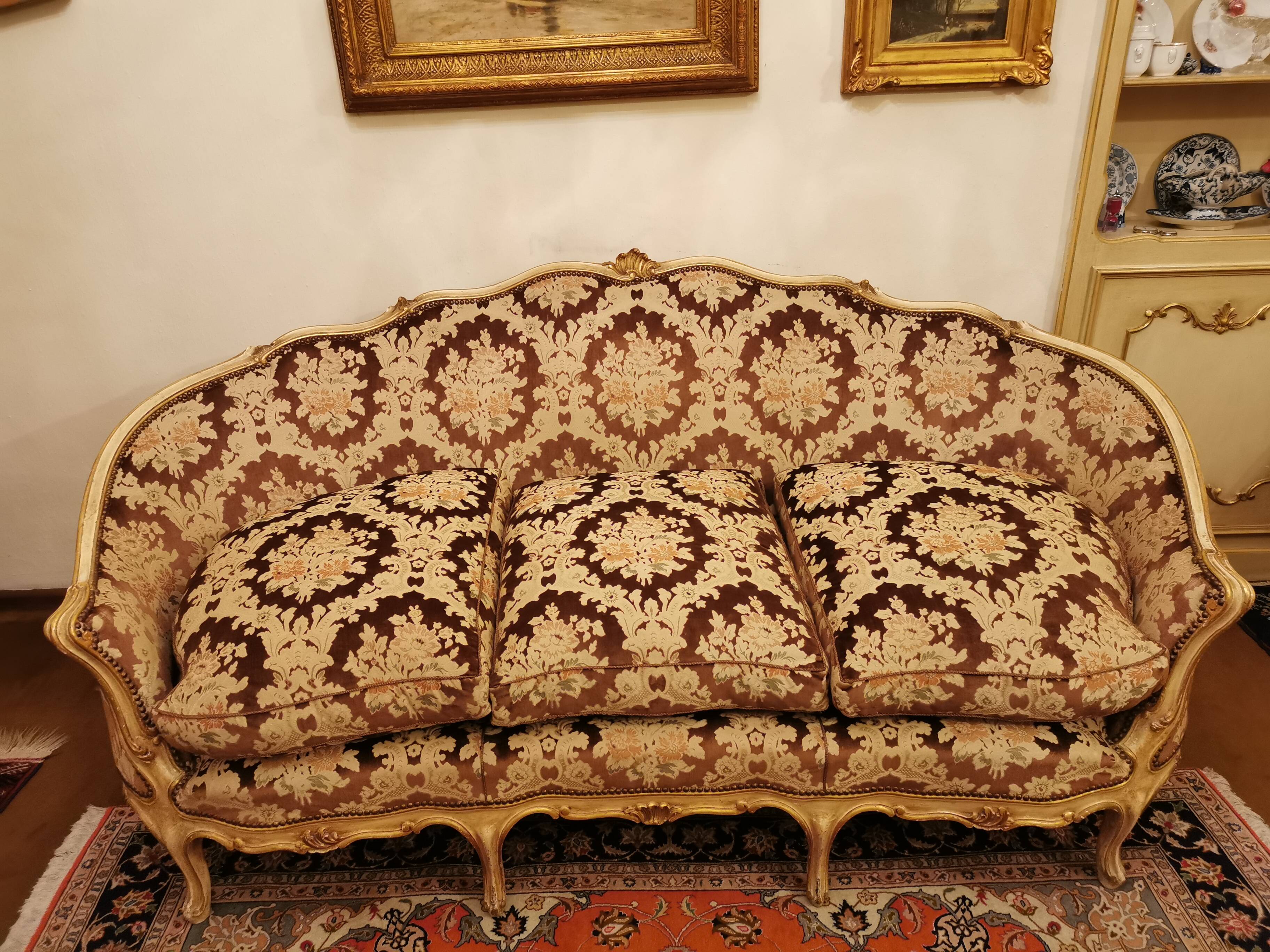 Baroque style salon - bertoni manufacture (it)