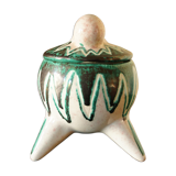 Charles Voltz Vallauris tripod ceramic pot