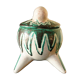Charles Voltz Vallauris tripod ceramic pot