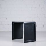 Table d'appoint vintage modèle 621 en noir, signée Dieter Rams pour Vitsœ