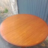 Table ronde scandinave à rallonges