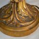 Louis XV style carved gilded wooden table lamp