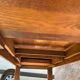 Solid oak dining farm meal table 1980