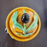 Vallauris slurry olive pot