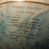 Cardboard globe from the 70s