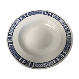 Set of 12 plates Luneville Normandy motif