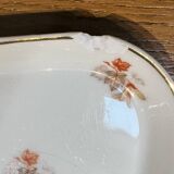 Service of 10 diabolo egg cups, 2 salt cellars and Haviland porcelain tray and