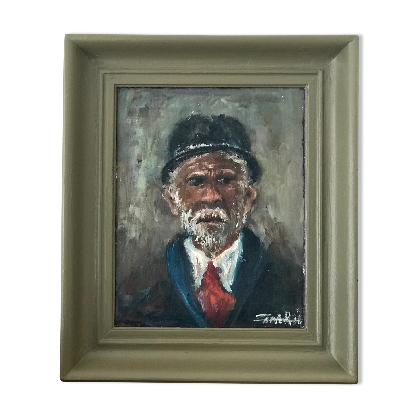 Portrait à l'huile