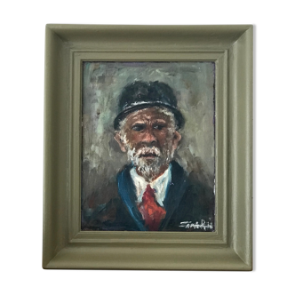 Portrait in oil