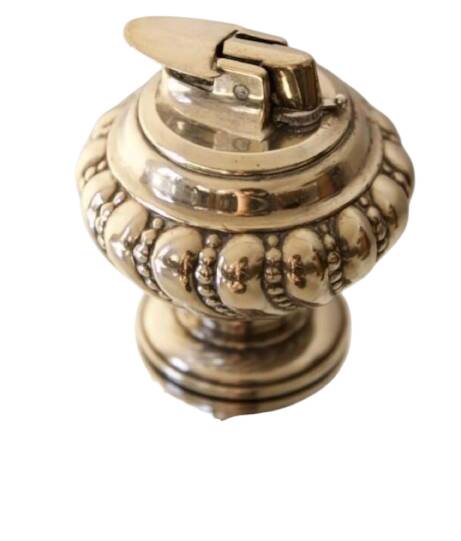 silver metal lighter