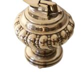 briquet en métal argenté