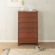 Classic shoe cabinet from the 1960s with brass handles