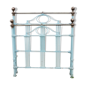 19th iron and brass bed