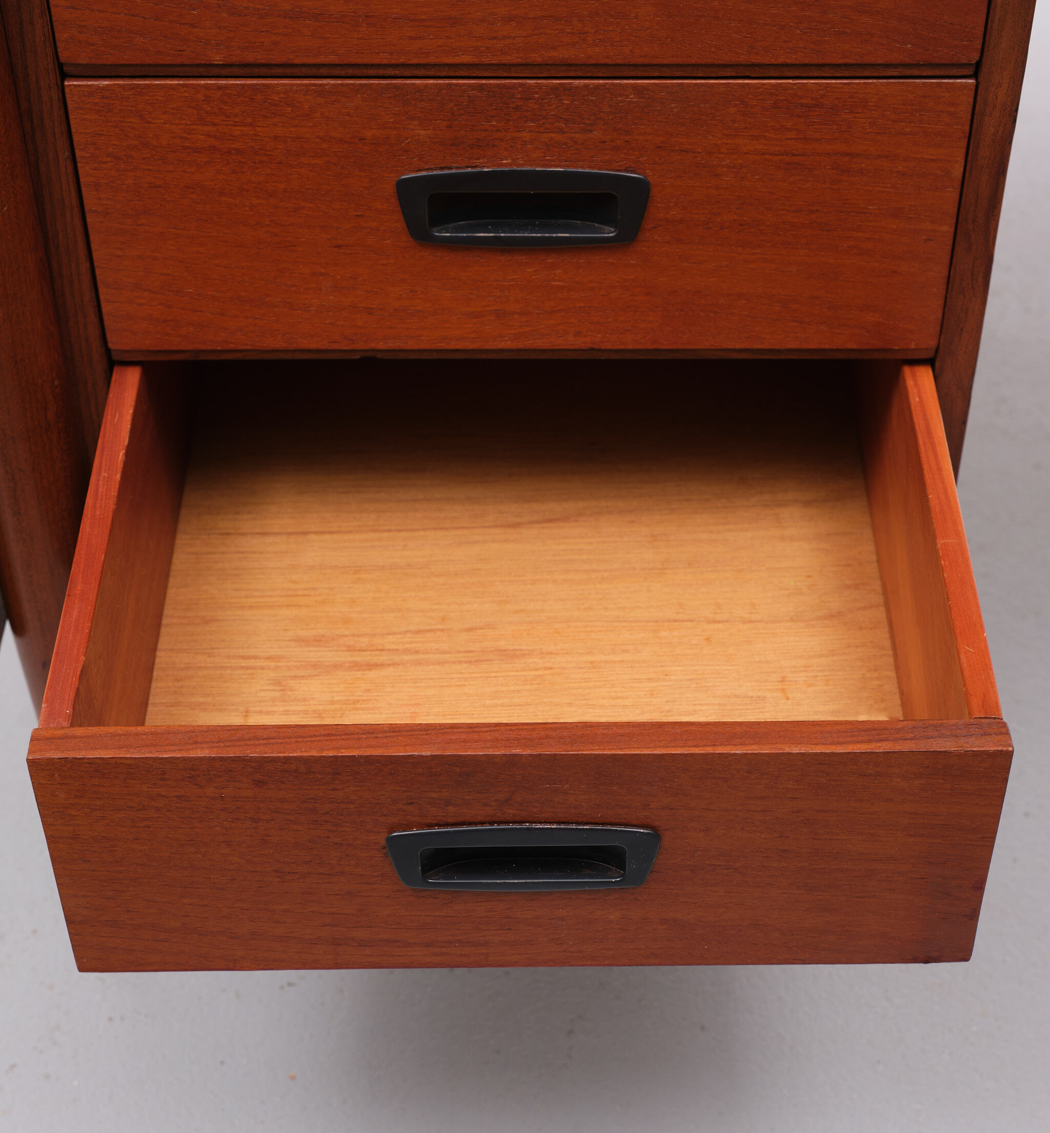 Danish teak drop leaf writing desk by arne vodder, 1960s