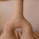 Raw tamegroat wabi sabi pottery sculpture
