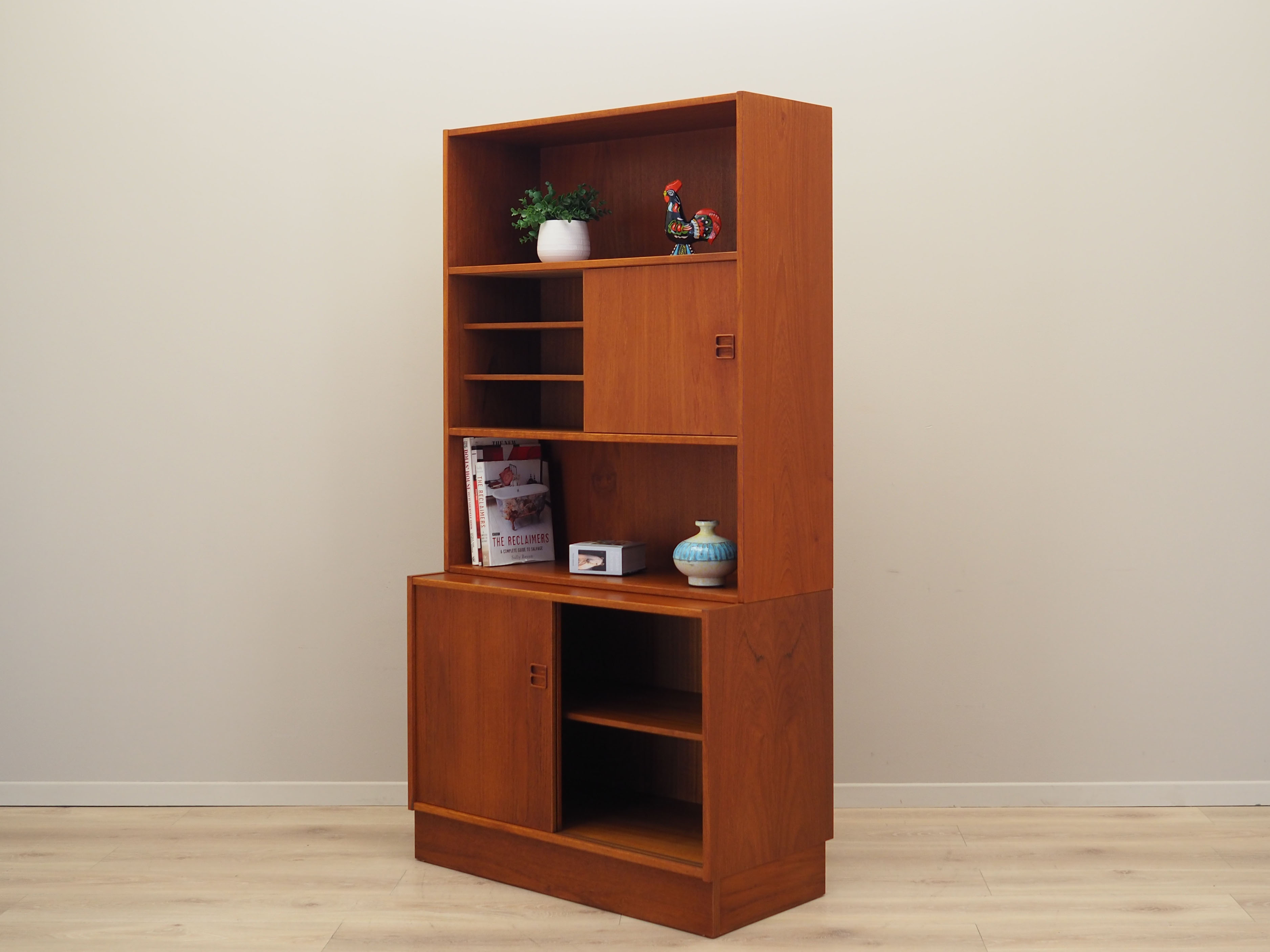 Teak bookcase, Danish design, 1960s, production: Denmark