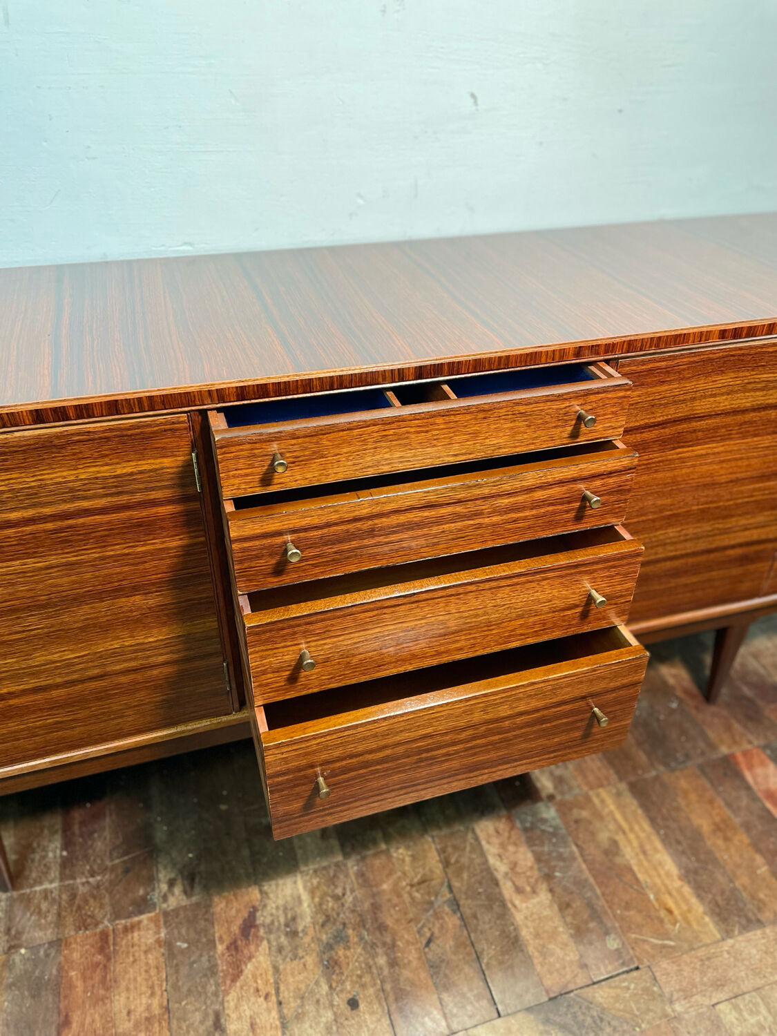 Mid century retro vintage rosewood sideboard by Alfred Cox 1960s