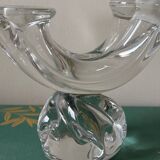 Daum crystal candlestick