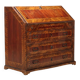 Antique drop-leaf cabinet in various types of wood, Italy, 18th century.