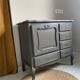 Buffet, meuble bar en bois peint