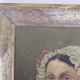 Antique 19th Century Portrait of a Woman French Flemish School Oil Painting