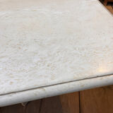 Travertine coffee table