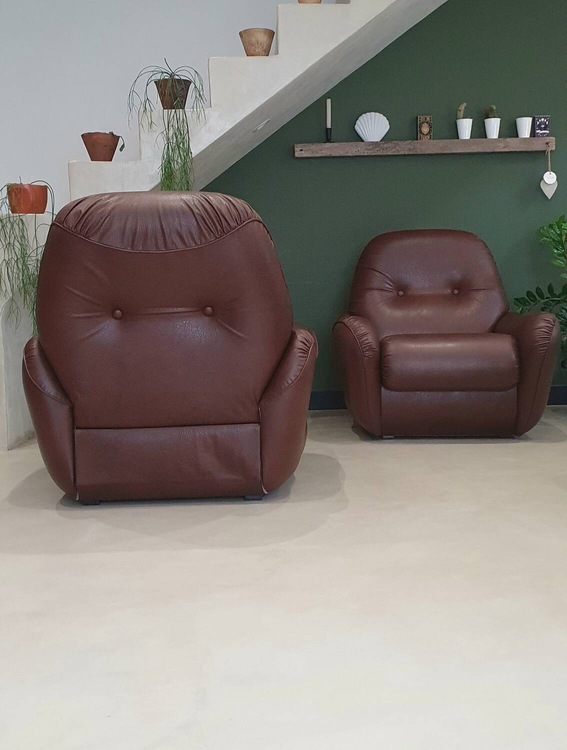 Vintage Space Age armchairs