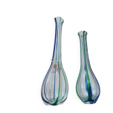Pair of vintage glass vases