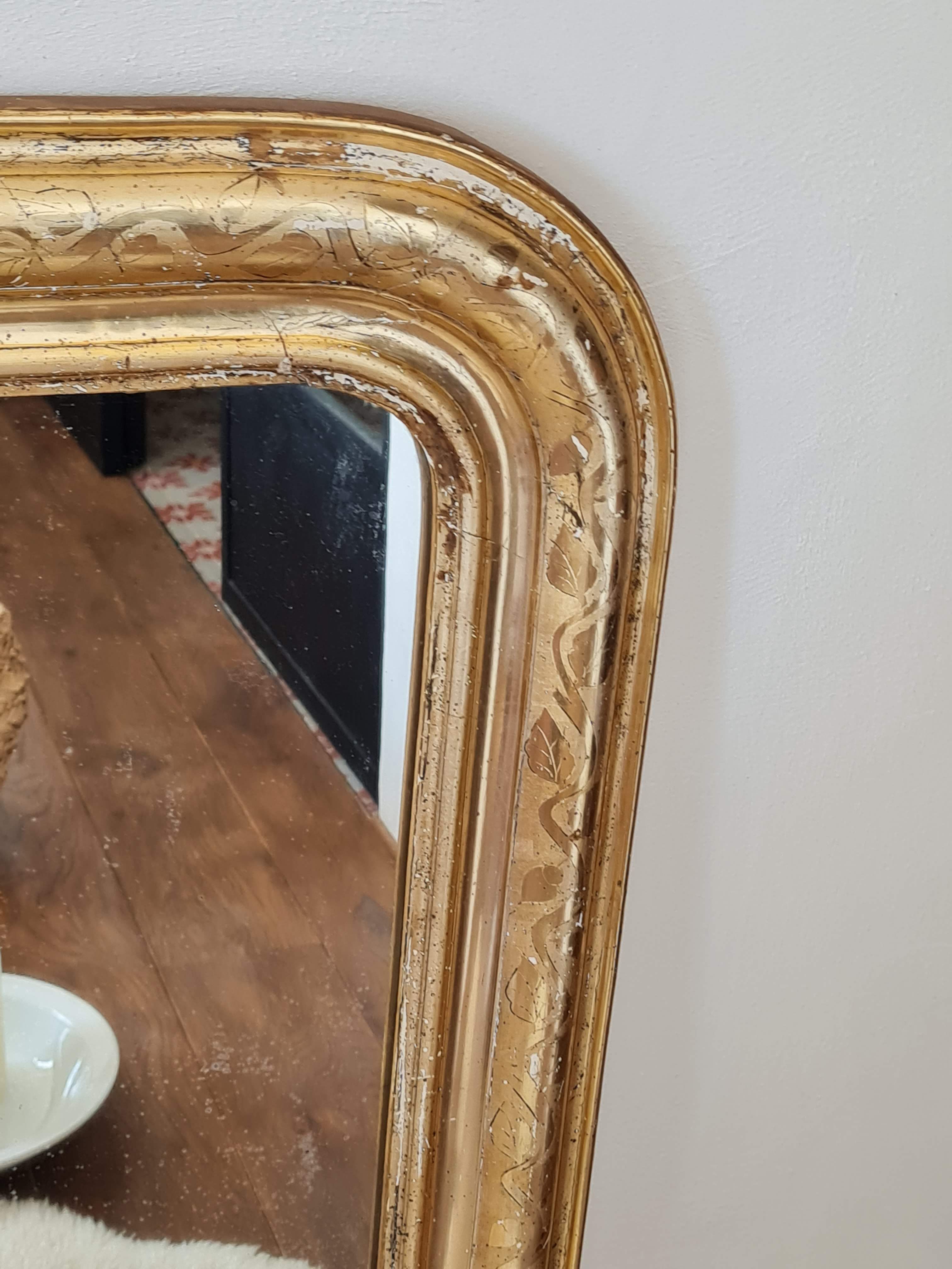 Mirror Louis Philippe former 109x 77