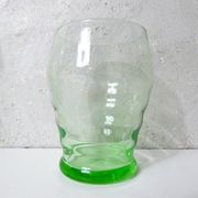 11 verres à eau en verre soufflé vintage