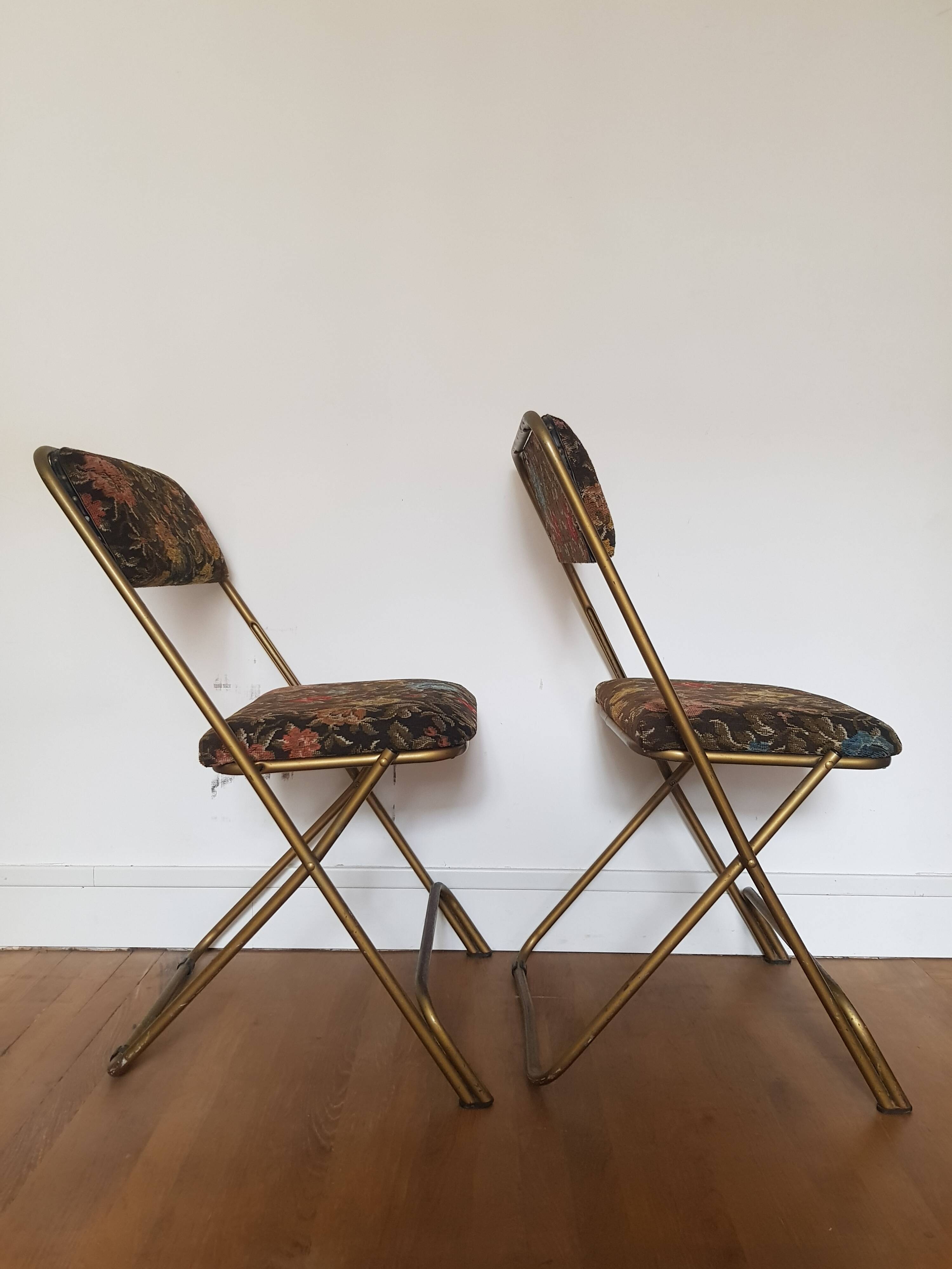 Set of 2 Lafuma folding chairs