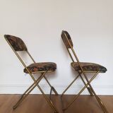 Set of 2 Lafuma folding chairs
