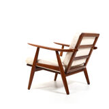 GE-270 Teak Easychair by Hans J. Wegner for Getama